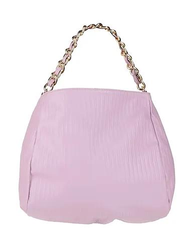 Light purple Leather Handbag