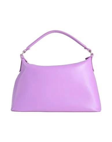 Light purple Leather Handbag