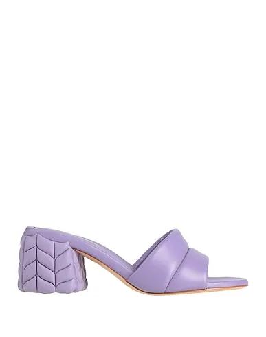 Light purple Leather Sandals