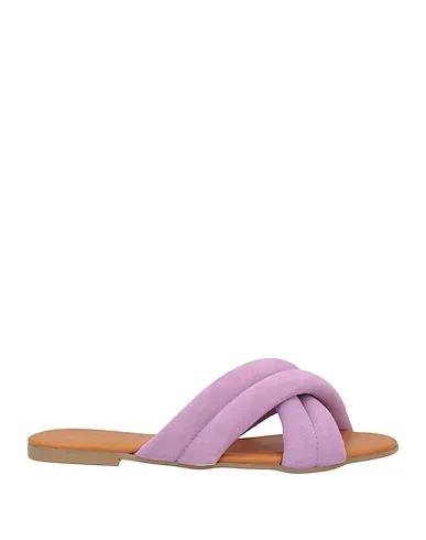 Light purple Leather Sandals