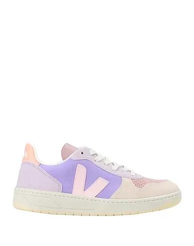 Light purple Leather Sneakers V-10 