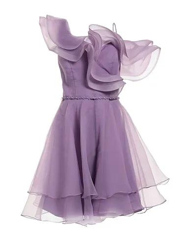 Light purple Organza Midi dress