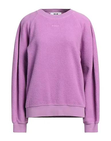 Light purple Pile Sweatshirt