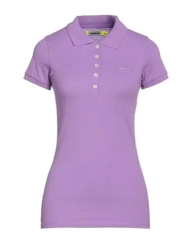 Light purple Piqué Polo shirt