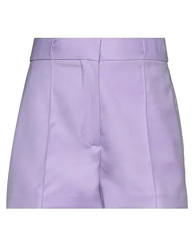 Light purple Plain weave Shorts & Bermuda
