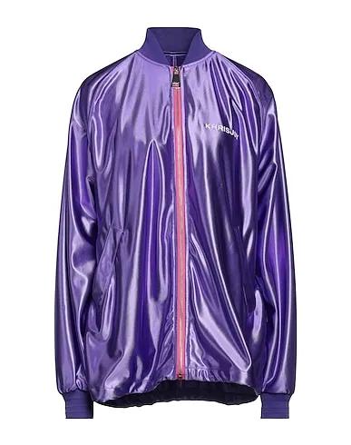 Light purple Satin Jacket