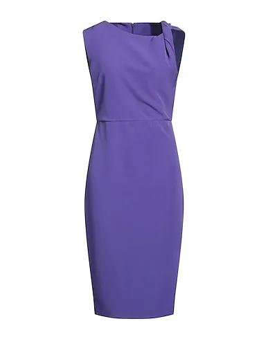 Light purple Synthetic fabric Midi dress