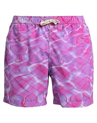 Light purple Techno fabric Swim shorts