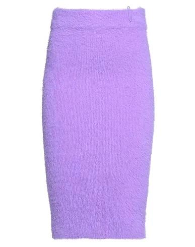 Light purple Velour Midi skirt