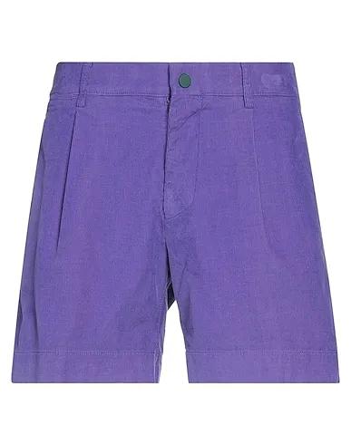 Light purple Velvet Shorts & Bermuda