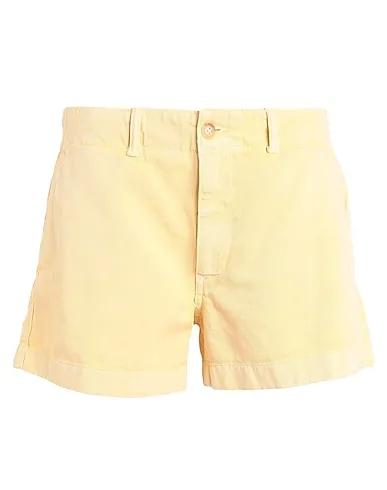 Light yellow Cotton twill Shorts & Bermuda CHINO SHORT

