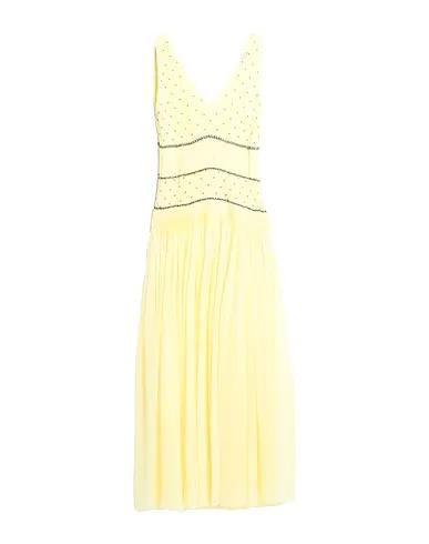 Light yellow Crêpe Short dress