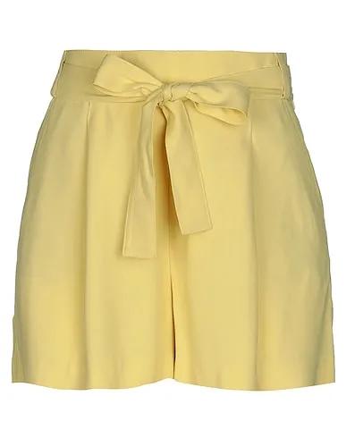 Light yellow Crêpe Shorts & Bermuda