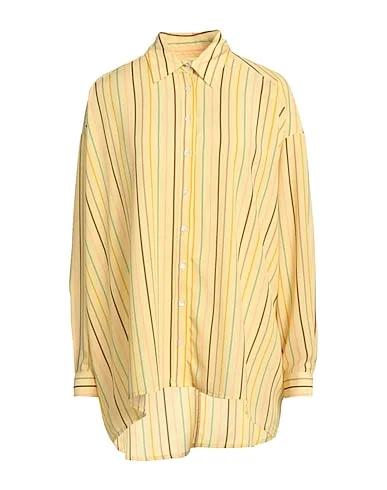 Light yellow Crêpe Striped shirt
