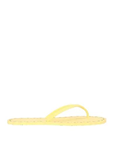 Light yellow Flip flops