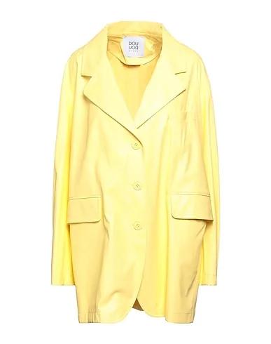 Light yellow Full-length jacket