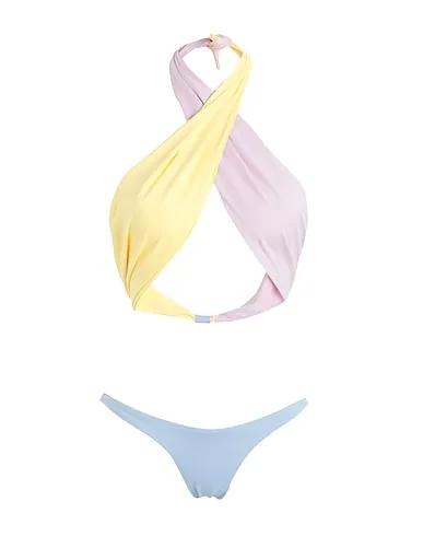 Light yellow Jersey One-piece swimsuits