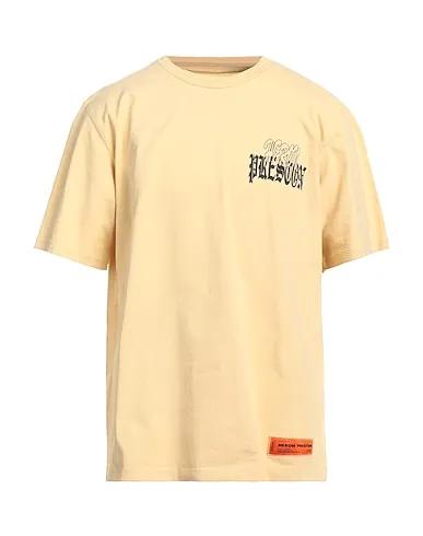Light yellow Jersey Oversize-T-Shirt