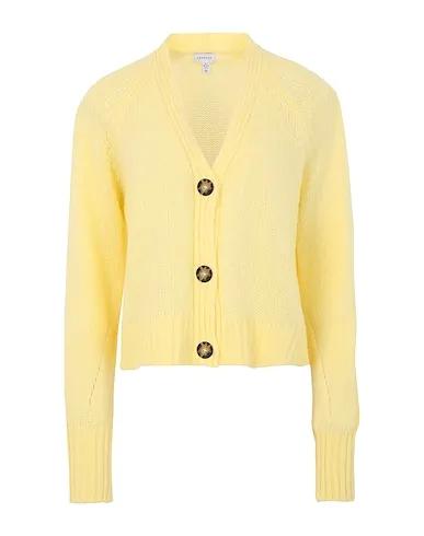 Light yellow Knitted Cardigan CROPPED CARDIGAN
