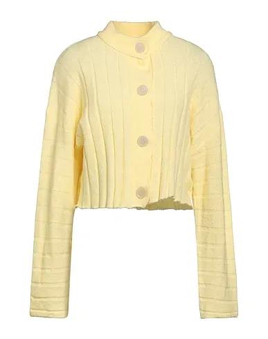 Light yellow Knitted Cardigan