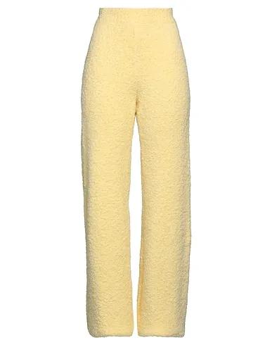 Light yellow Knitted Casual pants