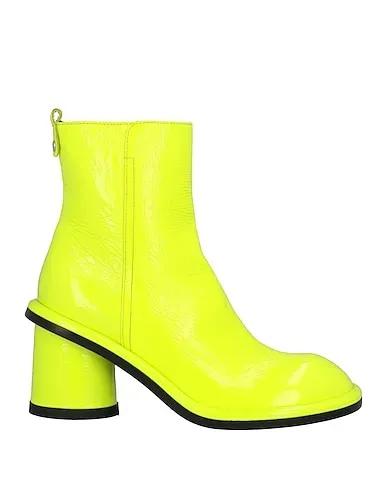 Light yellow Leather Ankle boot