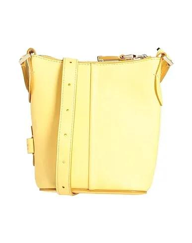 Light yellow Leather Cross-body bags