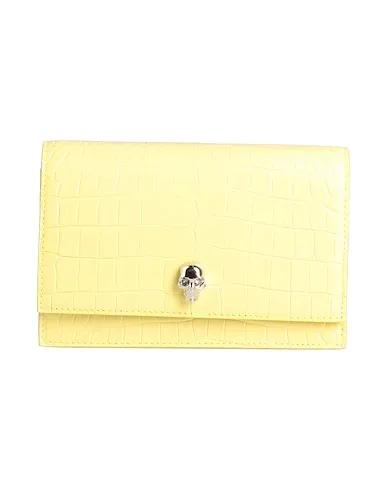 Light yellow Leather Handbag