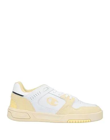 Light yellow Leather Sneakers