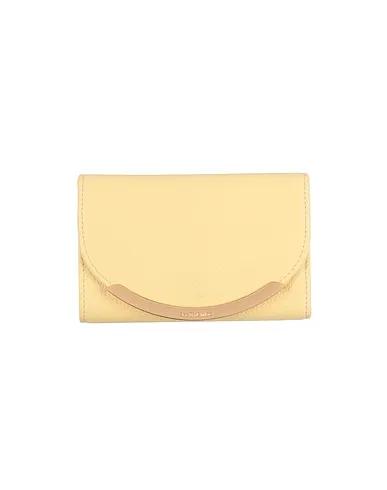 Light yellow Leather Wallet