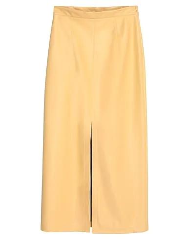 Light yellow Maxi Skirts