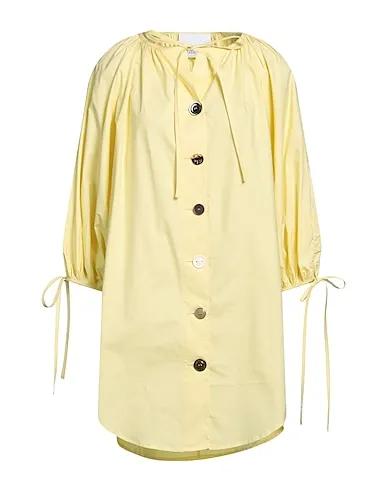 Light yellow Plain weave Short dress