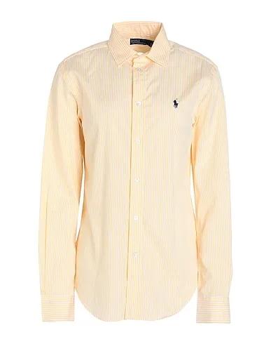Light yellow Poplin Striped shirt