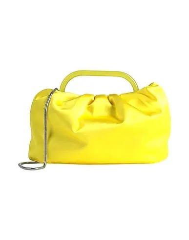 Light yellow Satin Handbag CORY BAG
