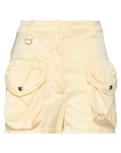 Light yellow Satin Shorts & Bermuda