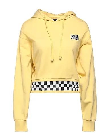 Light yellow Sweatshirt Hooded sweatshirt