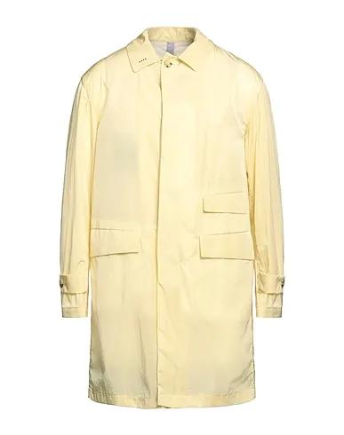 Light yellow Techno fabric Full-length jacket