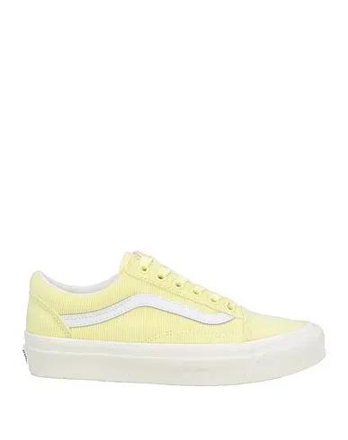 Light yellow Velvet Sneakers