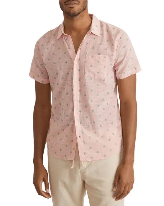 Lightweight Button Front Cotton Shirt