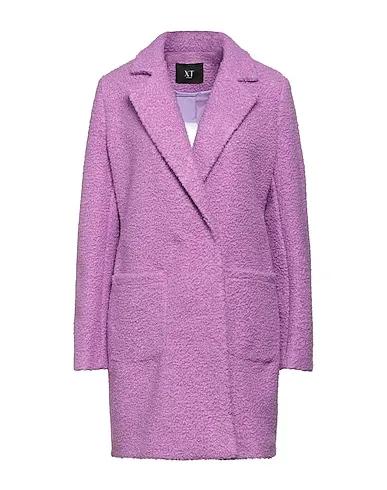 Lilac Bouclé Coat