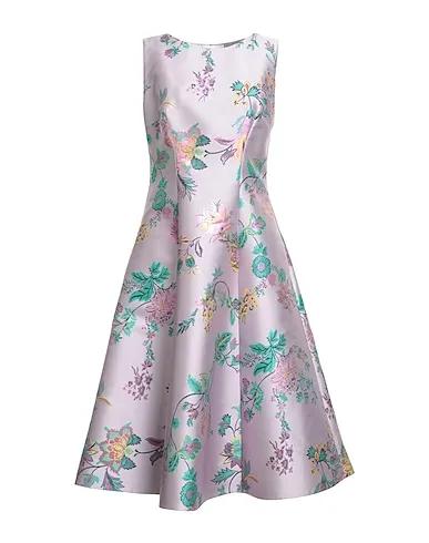 Lilac Brocade Midi dress