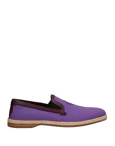 Lilac Canvas Loafers