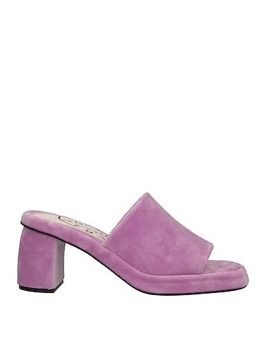 Lilac Chenille Sandals