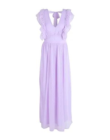Lilac Chiffon Long dress