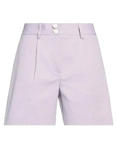 Lilac Cotton twill Shorts & Bermuda