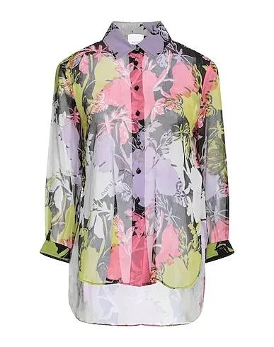 Lilac Crêpe Floral shirts & blouses