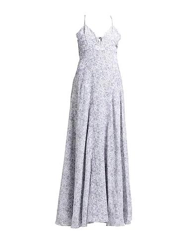 Lilac Crêpe Long dress
