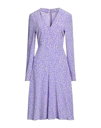 Lilac Crêpe Midi dress