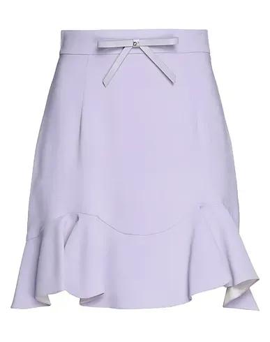 Lilac Crêpe Mini skirt