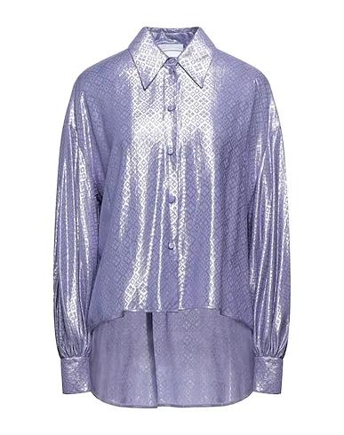 Lilac Crêpe Patterned shirts & blouses